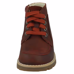 Boys Clarks Casual Ankle Boots Heath Lace - Burgundy, UK 8.5 Child