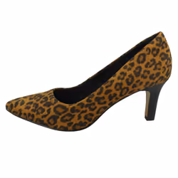 Ladies Clarks Formal Court Shoes Illeana Tulip - Animal Print, UK 5.5