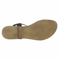 Ladies Clarks T-Bar Sandals Axelle Ray - Black, UK 5.5