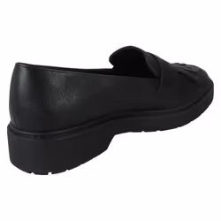 Ladies Clarks Loafer Shoes Witcombe Dawn - Black, UK 4