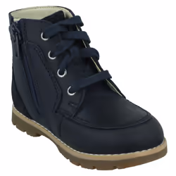 Boys Clarks Ankle Boots Heath Dash T - Navy, UK 4.5 Infant