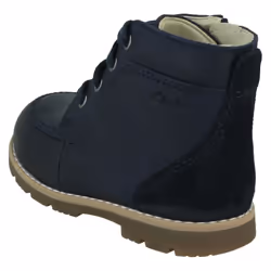 Boys Clarks Ankle Boots Heath Dash T - Navy, UK 5 Infant