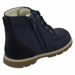 Boys Clarks Ankle Boots Heath Dash T - Navy, UK 6 Infant