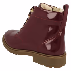 Girls Clarks Lace Up Detailed Ankle Boots Astrol Lace - Purple, UK 7 Infant