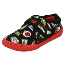 Boys Clarks Toy Story Detailed Slippers Holmly Howdy - Black, UK 3.5 Infant