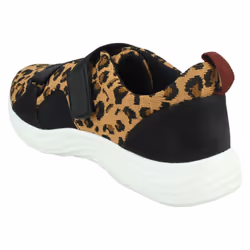 Ladies Clarks Casual Trainers Lulu Go - Animal Print, UK 6.5