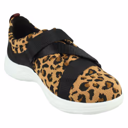 Ladies Clarks Casual Trainers Lulu Go - Animal Print, UK 8