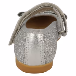 Girls Clarks Sparkly Bow Detailed Shoes Dance Bow T - Silver, UK 9 Child