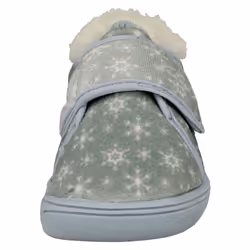 Girls Clarks Snowflake Detailed Frozen II Slippers Holmly Ice - Blue, UK 4 Infant