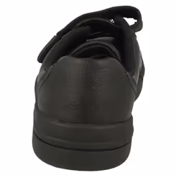 Boys Clarks Football Detailed School Shoes Rock Pass - Black, UK 11 Child