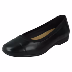 Ladies Clarks Casual Lace Up Shoes Un Maui Band - Black, UK 4
