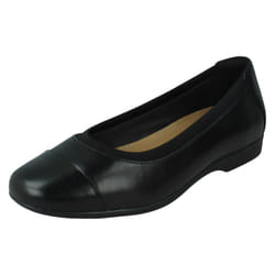 Ladies Clarks Casual Lace Up Shoes Un Maui Band - Black, UK 4