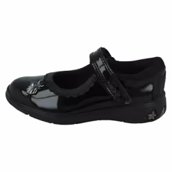 Girls Clarks Formal School Shoes Sea Shimmer T - Black, UK 7 Infant