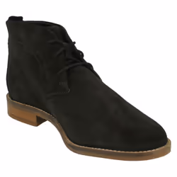 Ladies Clarks Lace Up Ankle Boots Camzin Grace - Black, UK 3