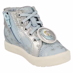 Girls Clarks Elsa Detailed Frozen Hi Top Trainers City Ice T - Blue, UK 5 Infant