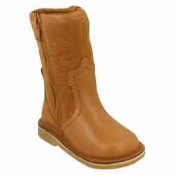 Girls Clarks Casual Mid Calf Boots Comet Pop - Tan, UK 5 Infant
