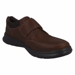 Mens Clarks Casual Shoes Cotrell Strap - Brown, UK 6