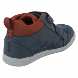 Boys Clarks Hook & Loop Casual Ankle Boots Rex Park - Navy, UK 5.5 Infant