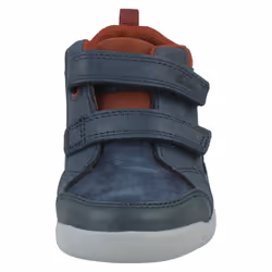 Boys Clarks Hook & Loop Casual Ankle Boots Rex Park - Navy, UK 6.5 Infant