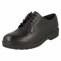 Ladies Clarks Chunky Sole Lace Up Shoes Witcombe Lace - Black, UK 3