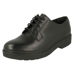 Ladies Clarks Chunky Sole Lace Up Shoes Witcombe Lace - Black, UK 3
