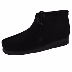 ) Clarks Originals Wallabee Men's Black Suede Boots - 10 (Adults'