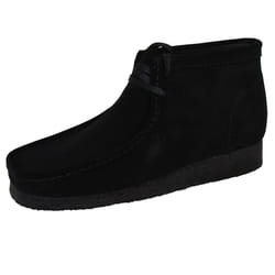 ) Clarks Originals Wallabee Men's Black Suede Boots - 10 (Adults'