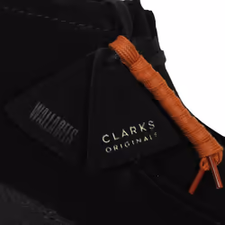 ) Clarks Originals Wallabee Men's Black Suede Boots - 10 (Adults'