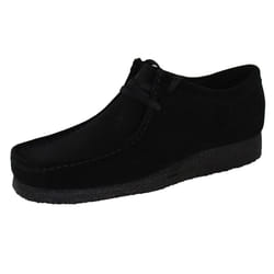 ) Clarks Originals Wallabee Men's Black Suede Shoes - 7 (Adults'