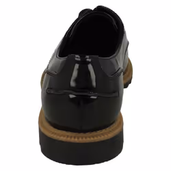 Ladies Clarks Lace Up Smart Shoes Griffin Mabel - Black, UK 4.5