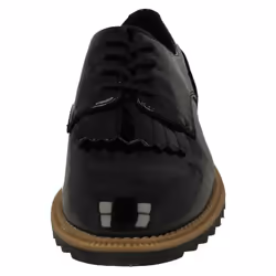 Ladies Clarks Lace Up Smart Shoes Griffin Mabel - Black, UK 4.5