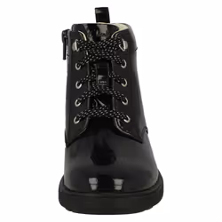 Girls Clarks Lace Up Detailed Ankle Boots Astrol Lace - Black, UK 10.5 Child