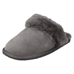 Ladies Clarks Cosy Mule Slippers Warm Lux - Pink, UK 4