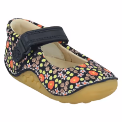 Girls Clarks Casual First Shoes Tiny Mist - Navy, UK 4.5 Infant
