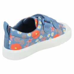 Girls Clarks Casual Shoes City Bright - Blue, UK 9 Child