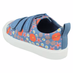 Girls Clarks Machine Washable Casual Shoes City Vibe - Blue, UK 12.5 Child