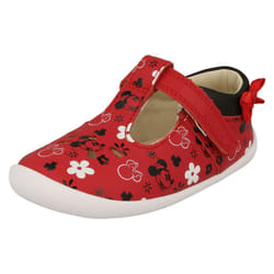 Girls Clarks Casual First Shoes Roamer Cub - Navy, UK 2 Infant