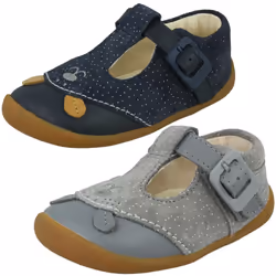 Girls Clarks Casual First Shoes Roamer Cub - Navy, UK 2.5 Infant