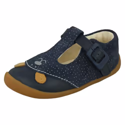 Girls Clarks Casual First Shoes Roamer Cub - Navy, UK 5 Infant