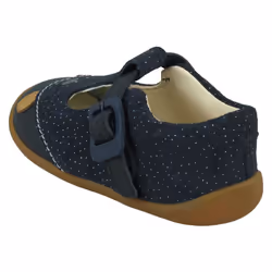 Girls Clarks Casual First Shoes Roamer Cub - Navy, UK 5 Infant