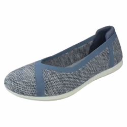 Ladies Clarks Ballerina Flats Carly Wish - Blue, UK 5.5