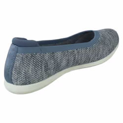 Ladies Clarks Ballerina Flats Carly Wish - Blue, UK 5.5