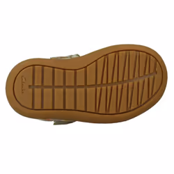 Girls Clarks Casual Shoes Flash Bright - Ivory, UK 4 Infant