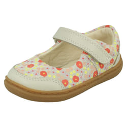 Girls Clarks Casual Shoes Flash Bright - Navy, UK 4.5 Infant