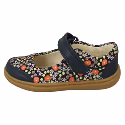 Girls Clarks Casual Shoes Flash Bright - Navy, UK 6.5 Infant