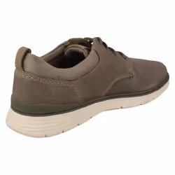 Mens Clarks Smart/Casual Lace Up Shoes Braxin Low - Grey, UK 8.5
