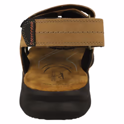 Mens Clarks Ultimate Comfort Adjustable Sandals Hapsford Trail - Beige, UK 7