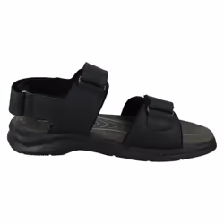 Mens Clarks Ankle Strap Casual Sandals Hapsford Creek - Black, UK 7
