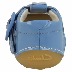 Girls Clarks Casual First Shoes Tiny Flower - Blue, UK 5 Infant