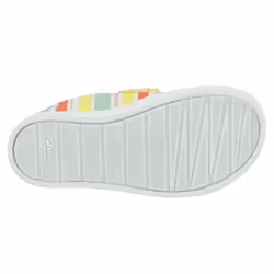 Girls Clarks Casual Shoes City Bright - Yellow, UK 8.5 Child